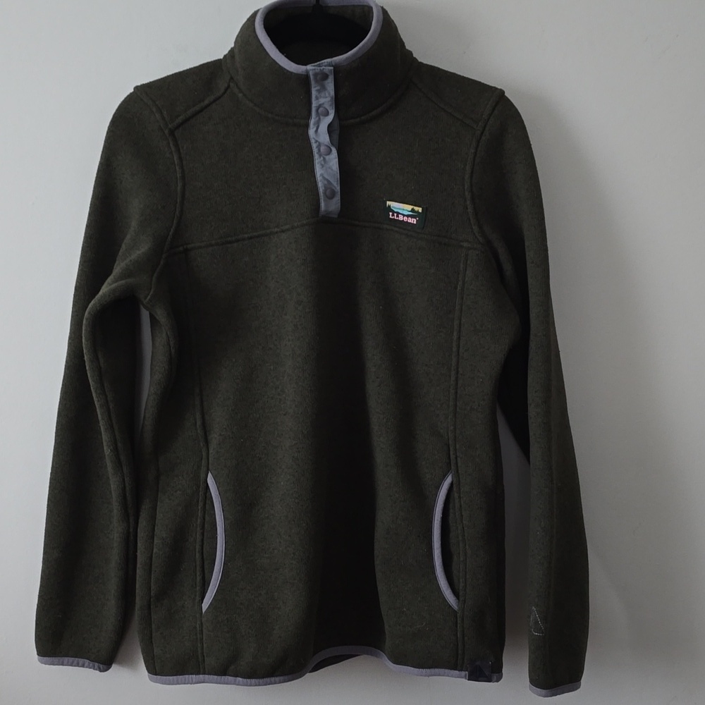 L.L.Bean Women's Sweater Fleece Pullover Small